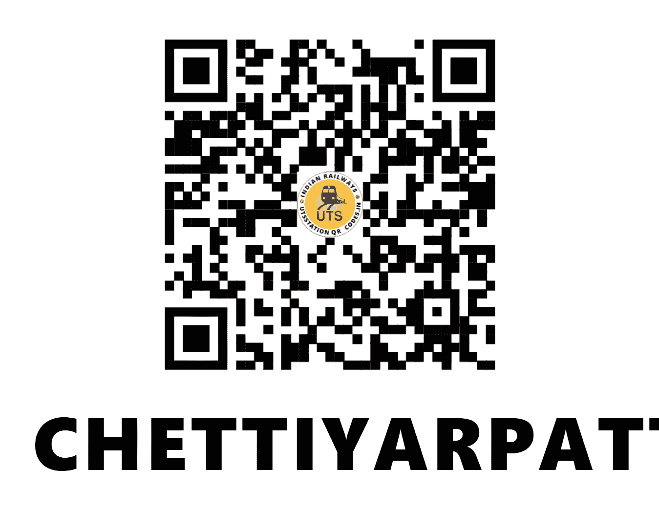 UTS QR Code for CHETTIYARPATTI - CII - SR (TAMIL NADU)